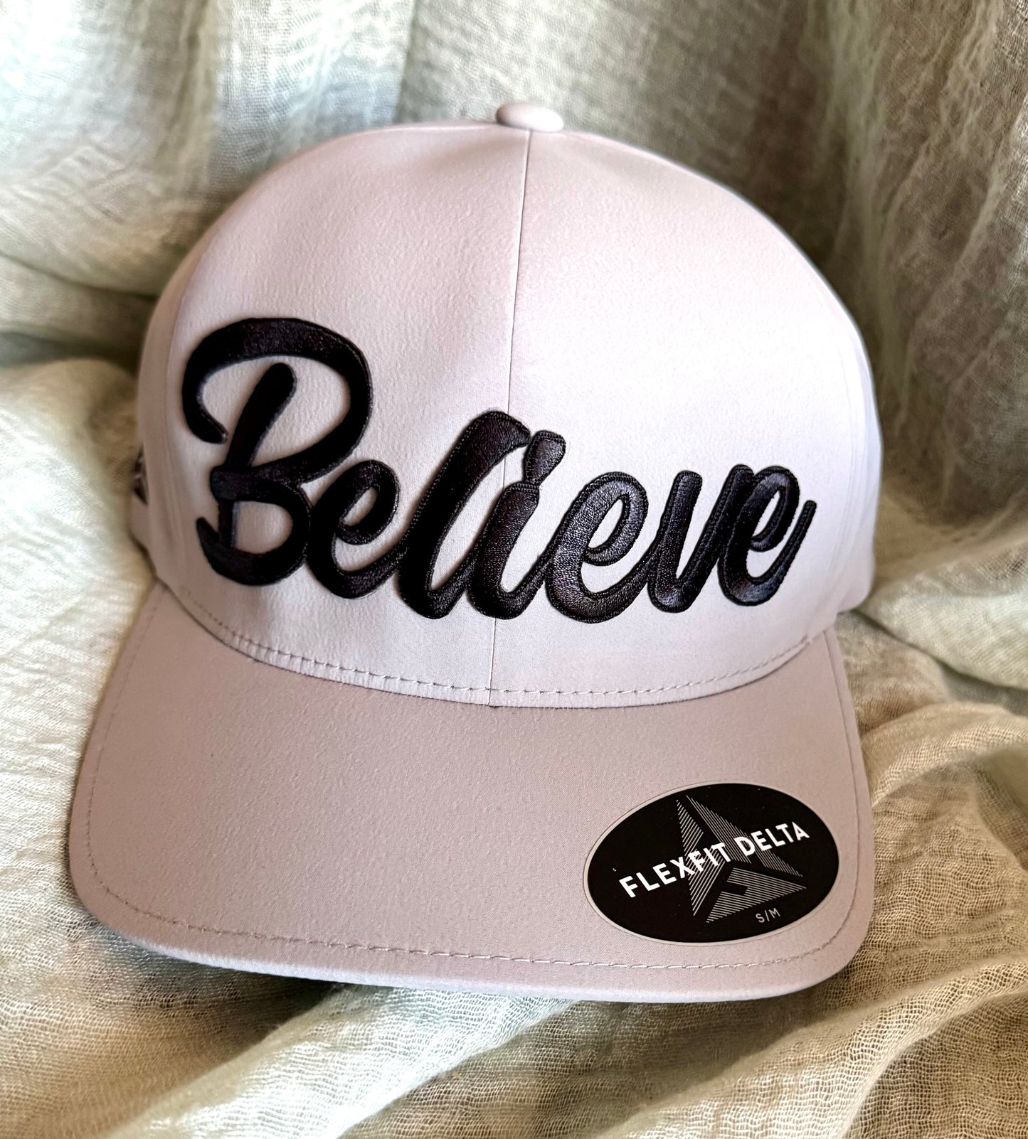 Believe fitted hat