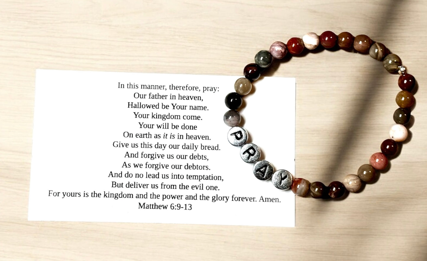 The Lords Prayer Bracelet