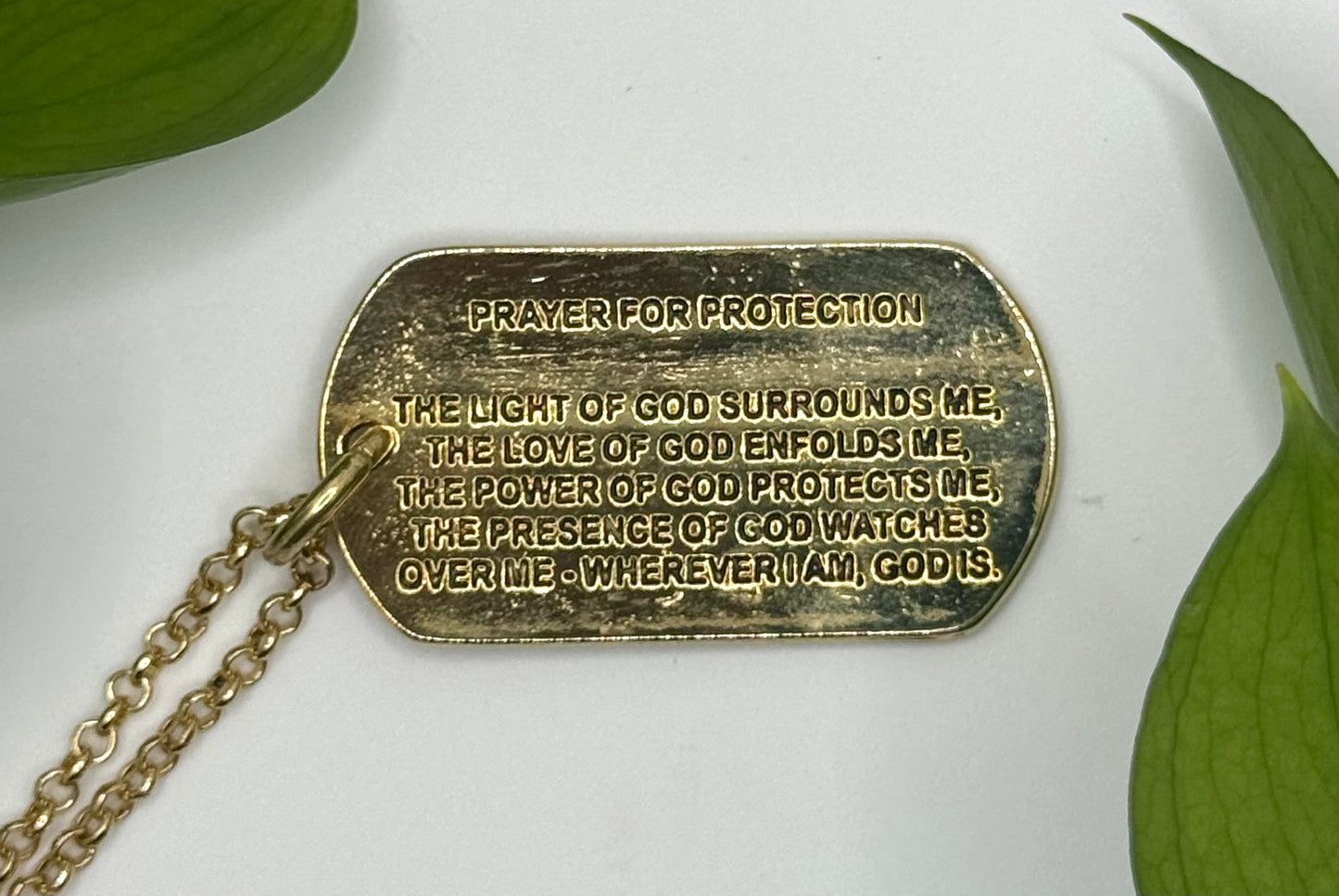 Blessed Dog Tag Necklace