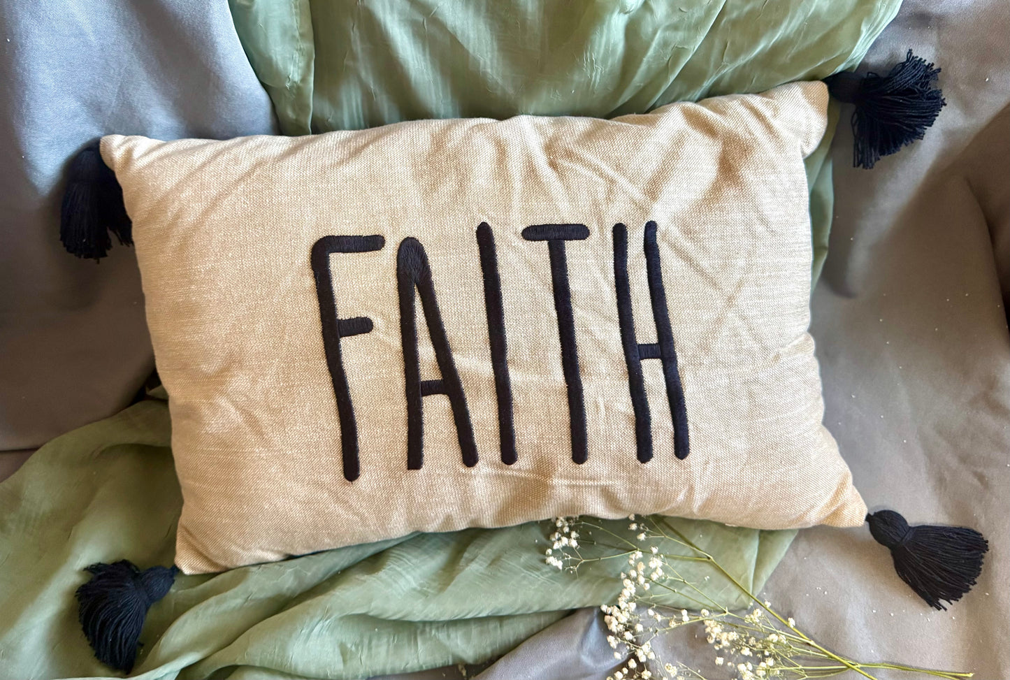 Faith pillow