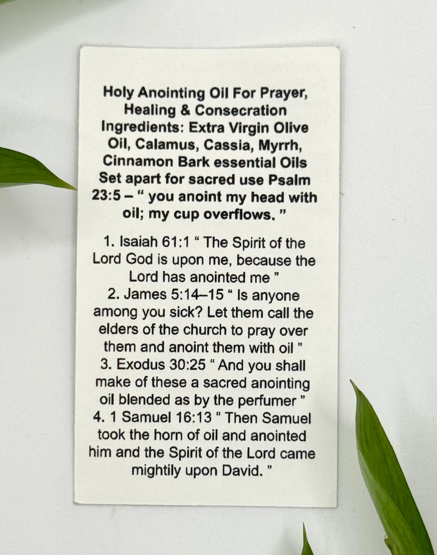 Anointing Oil