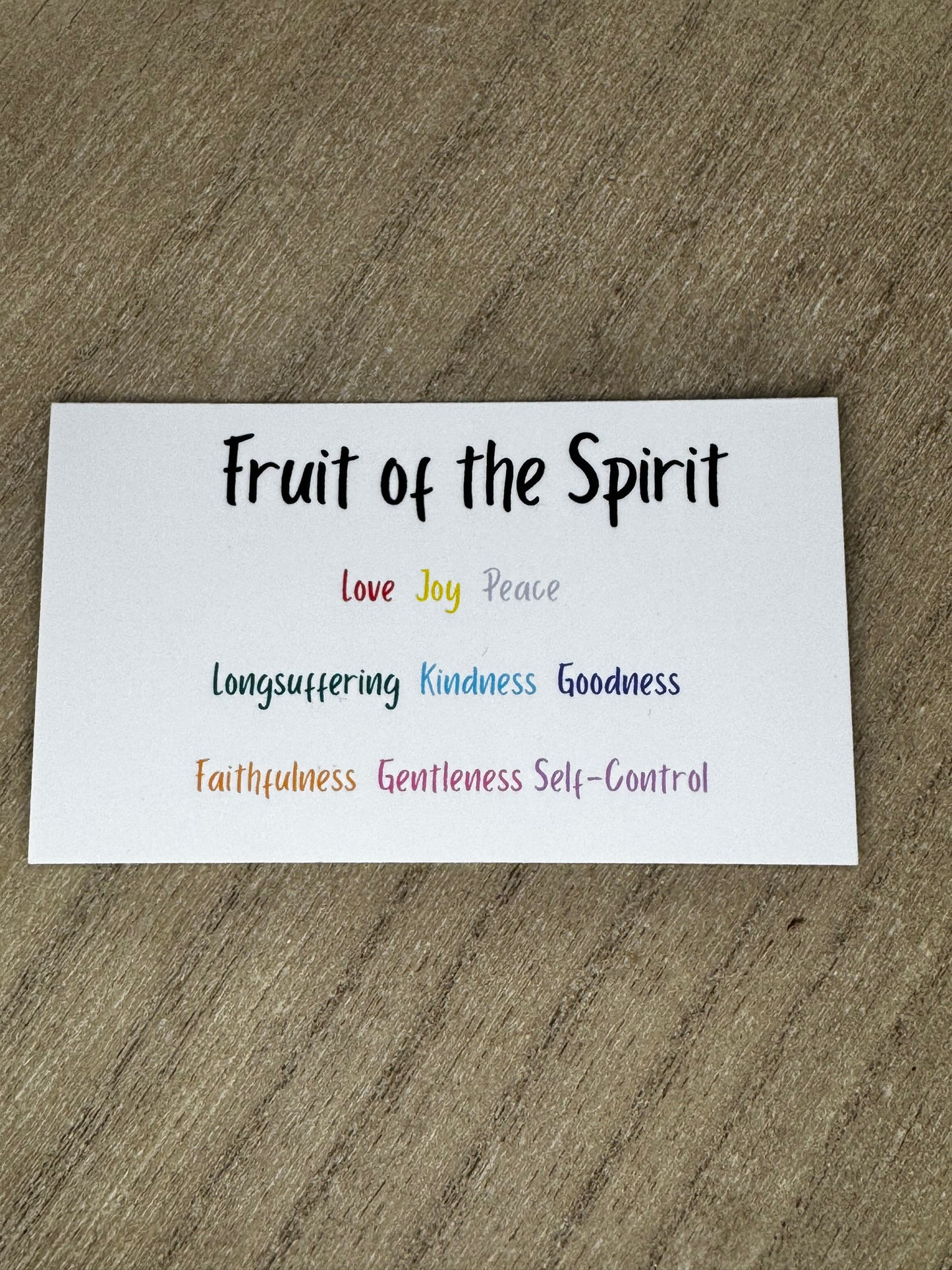 Fruit of the Spirit Nat. Stone