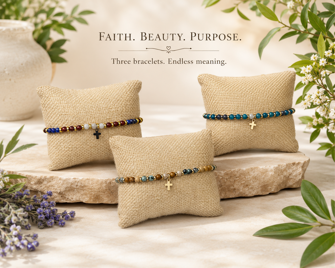 Adjust 4mm Naturals Stone bracelet