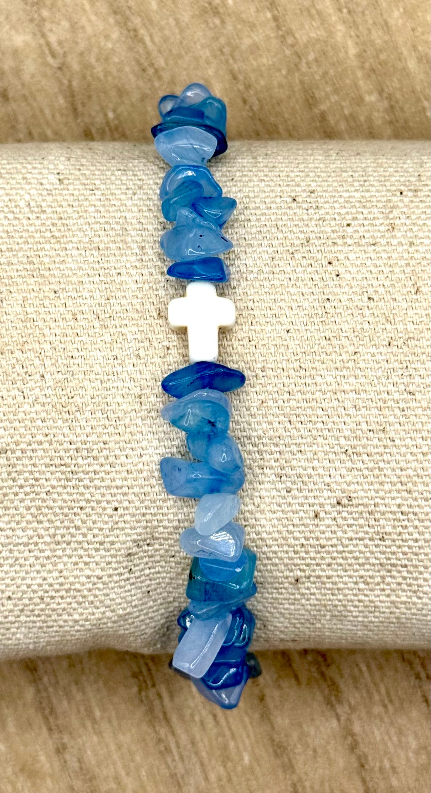 Natural Stone Cross bracelets