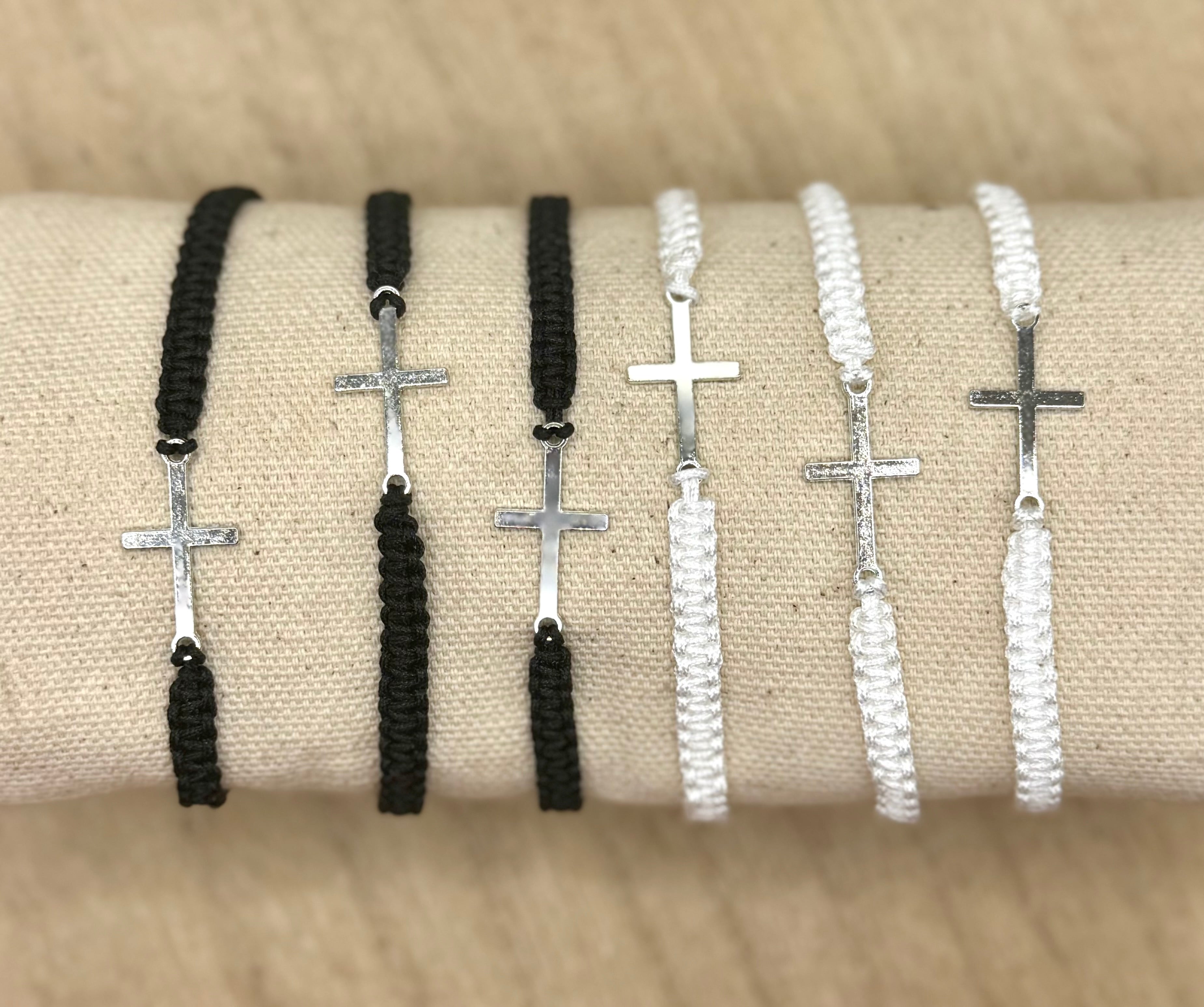 国内発送【Chained&Able】SILVER HANGING CROSS BEADED BRACELET 国内発送【Chained&Able】SILVER HANGING CROSS BEADED BRACELET
