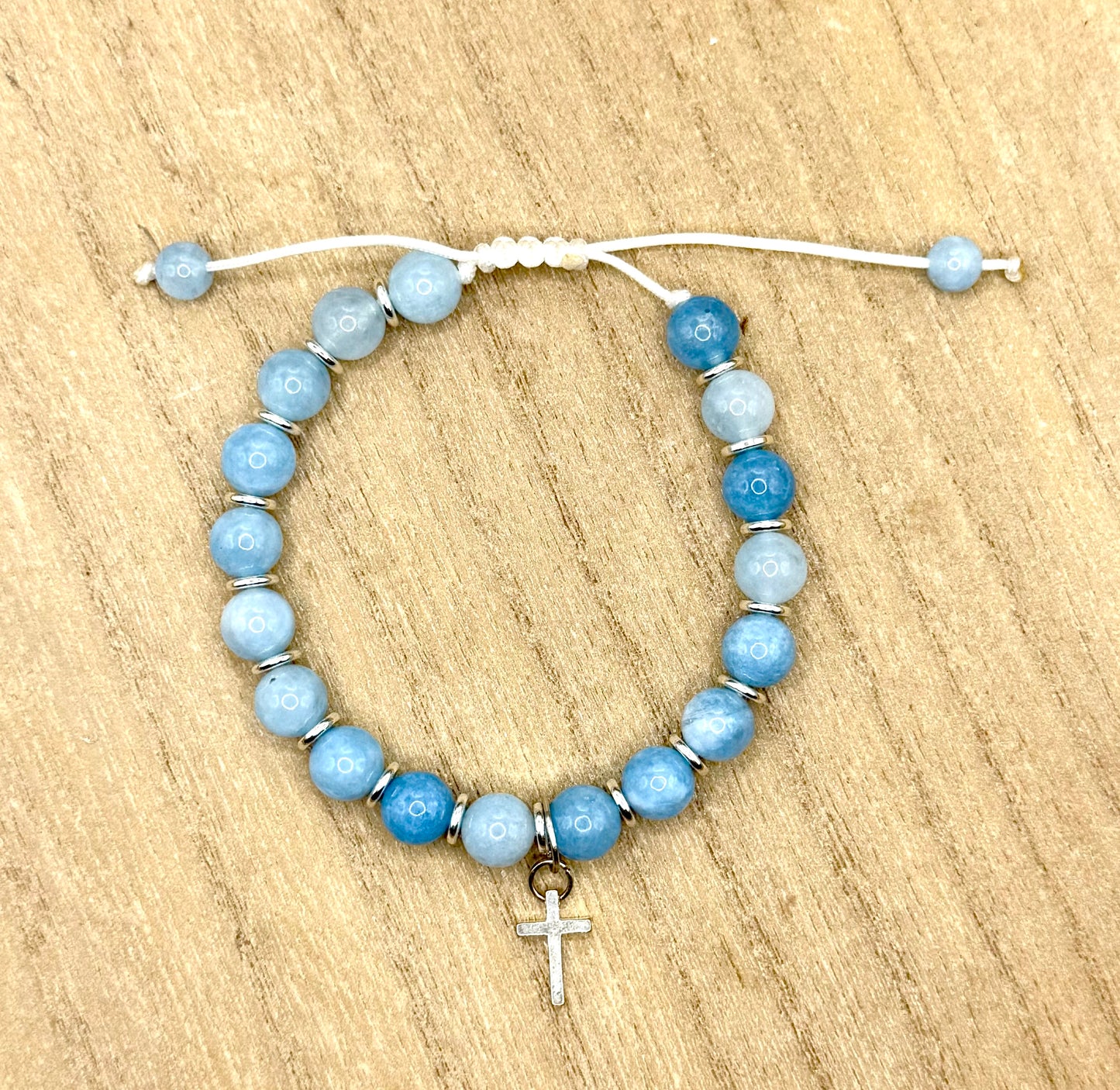 Natural Stone Cross bracelets