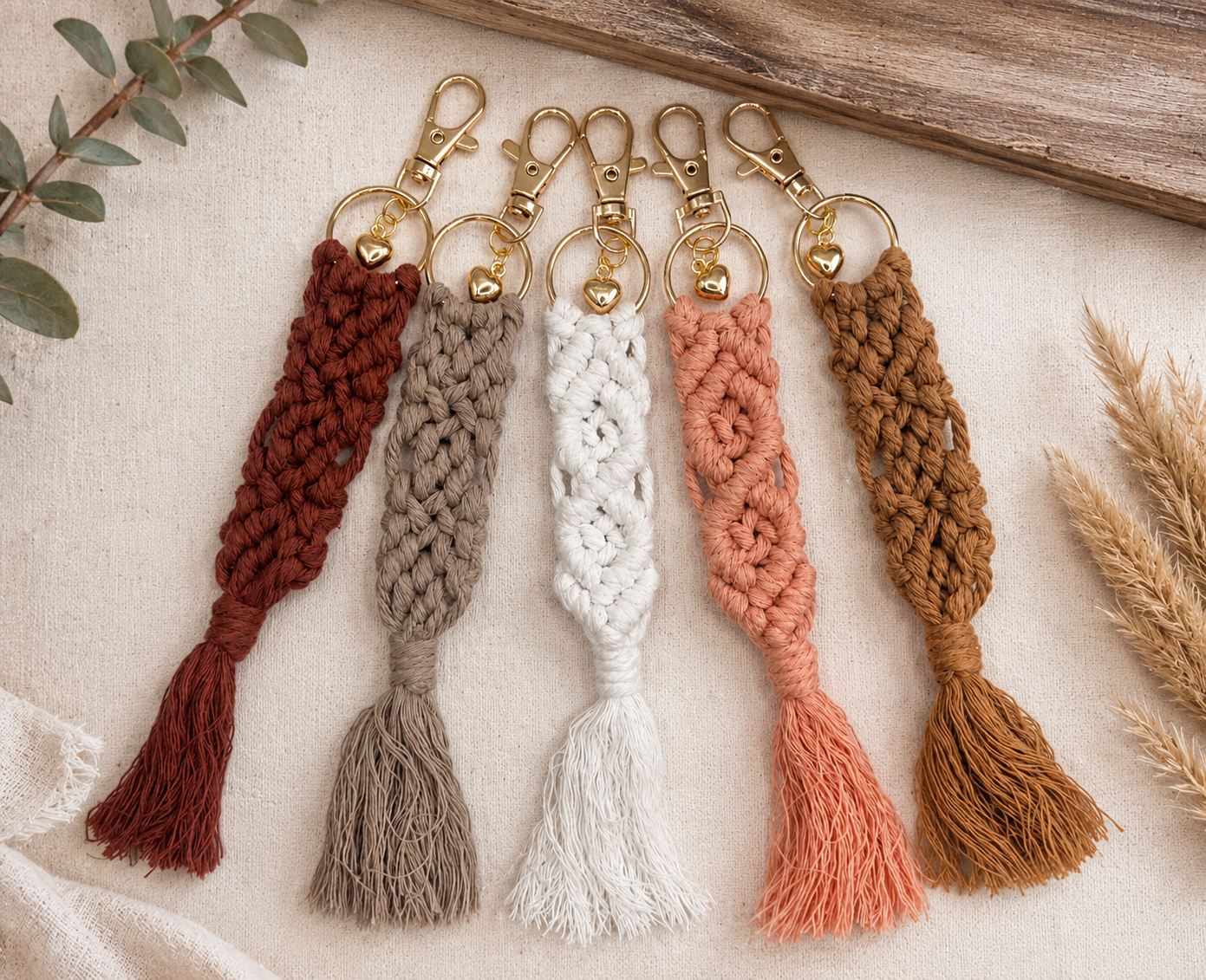 M & W Cross Keychain
