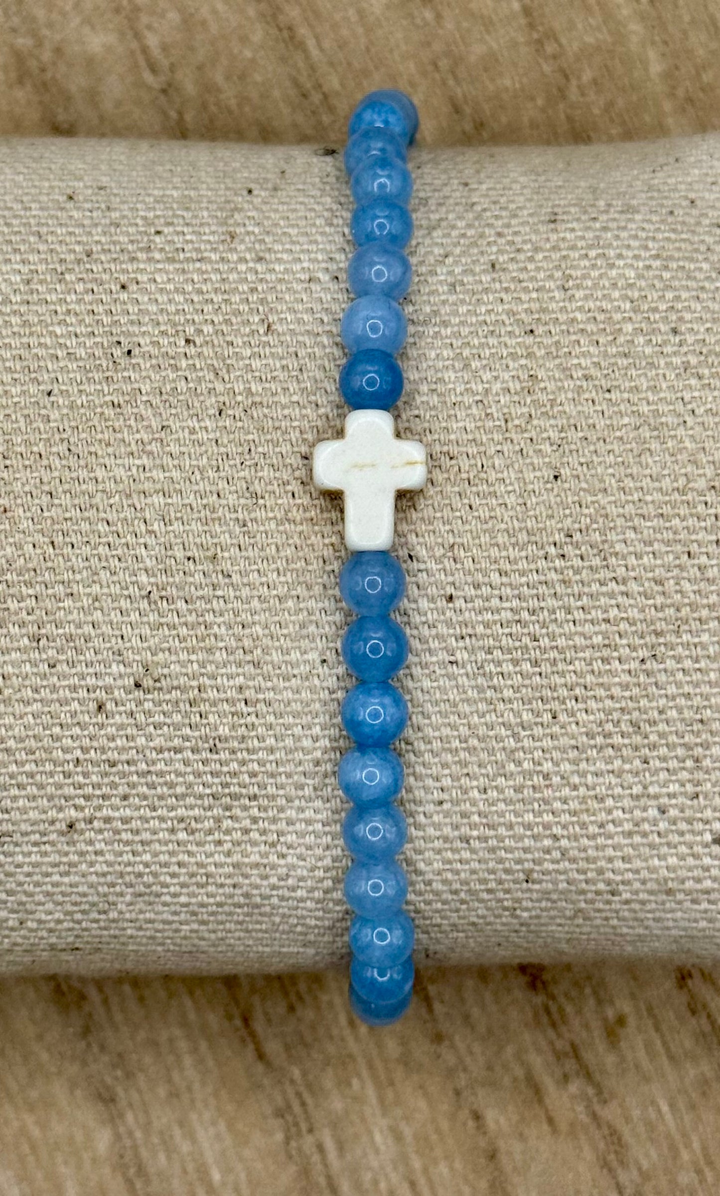 Natural Stone Cross bracelets